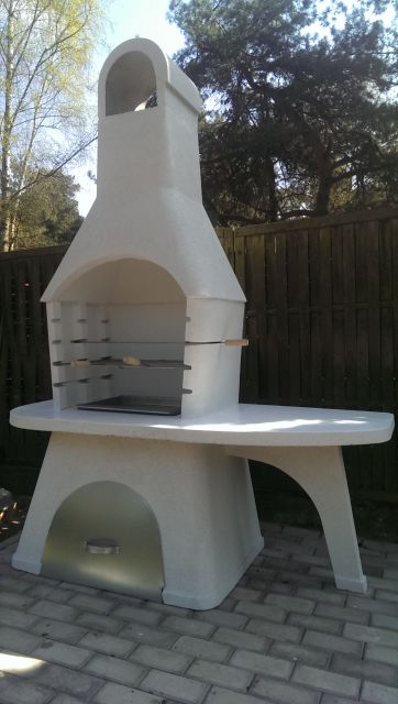 grill betonowy kominek darkom